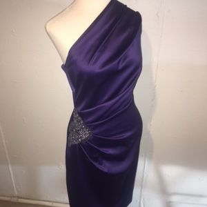 Eliza J One Shoulder Cocktail Dress